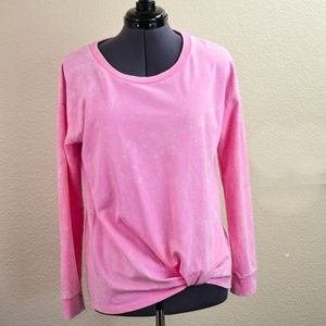 Socialite Knotted Knit Shirt